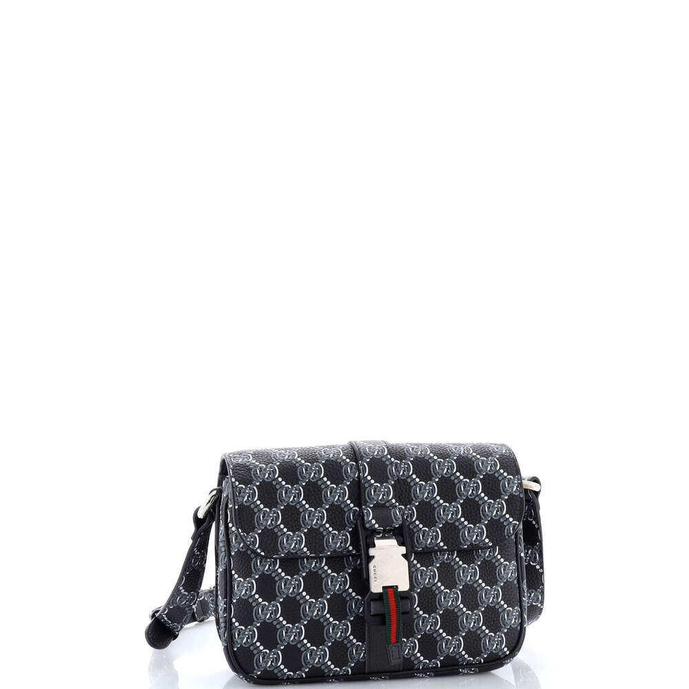 Gucci Front Buckle Crossbody Bag Gg #223568G16B - Picture 2 of 7